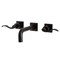 Kingston Brass KS6125DFL Two-Handle Wall Mount Bathroom Faucet, Oil Rubbed Bronze KS6125DFL - alternate 1